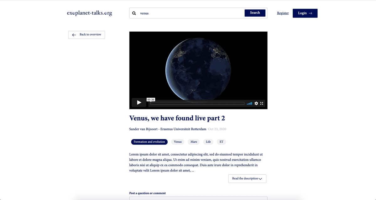 Exoplanet-talks.org